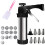 Stainless Steel Cookie Press Gun Kit with 8 Icing Tips, 13 Discs, EasySqueeze Handle for Baking 1