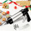 Stainless Steel Cookie Press Gun Kit with 8 Icing Tips, 13 Discs, EasySqueeze Handle for Baking 4