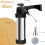 Stainless Steel Cookie Press Gun Kit with 8 Icing Tips, 13 Discs, EasySqueeze Handle for Baking 2