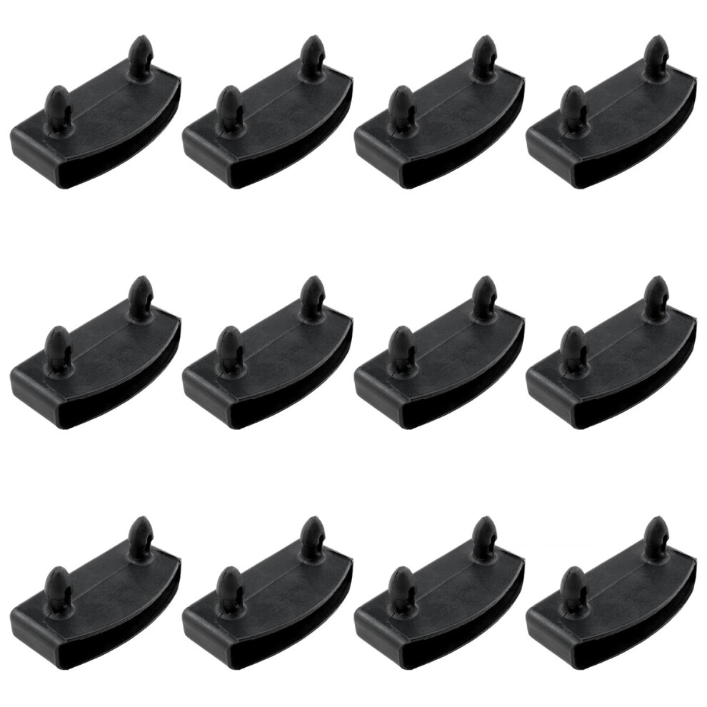 Bed Slat End Caps 55x9mm Black 12pcs Secure Slat Holders for Wooden Bed Frame Replacement-image-OPC-PNRTQWC-NEW