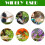Ensemble de 3 ciseaux de jardinage en acier inoxydable avec lames courbes 4
