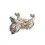 Mechanische Punk-Hunde-Harz-Handwerk Steampunk 8