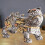Mechanische Punk-Hunde-Harz-Handwerk Steampunk 3