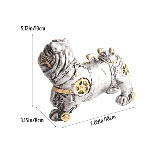 Mechanische Punk-Hunde-Harz-Handwerk Steampunk 1