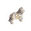 Mechanische Punk-Hunde-Harz-Handwerk Steampunk 11