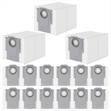 15 stuks stofzakken voor Saros 10R/P10/P10S Pro/Qrevo/Qrevo MaxV/Qmove MaxV/G20S/V20 robotstofzuigeronderdelen