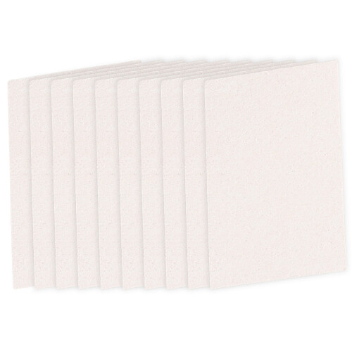 10Pc/Pack Magical Painting Paper Swells-10 rectangular white