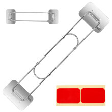 RV Shower Corner Storage Bar Adjustable Length with 180 Swivel Base Stainless Steel NoDrill Organizer