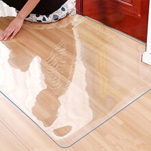Clear Carpet Protector Vinyl Chair Mat for Low Pile Carpet, NonSlip Spill Resistant Pad 145x275cm