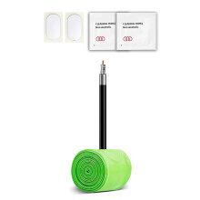 Câmara de ar superleve para bicicleta, aro 28 - Material TPU, válvula francesa de 45 mm, pneu ultraleve para bicicleta.