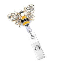 Professional Rhinestones Butterfly ID Reel Adjustable- bee.