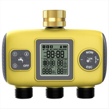 Automatische watertimer met 3 uitgangen, tuinirrigatie, bewateringssysteem, sproeierprogrammeur BSP3/4 inch