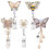 Professional Rhinestones Butterfly ID Reel Adjustable- bee. 4
