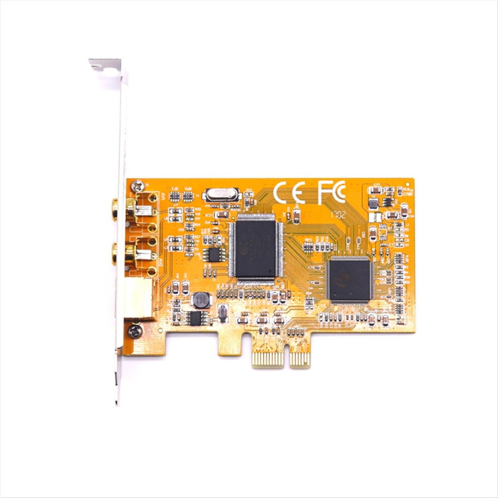 Pcie To Av 878A Video Capture Card Pcie Surveillance Hd Image Pci-E 878A Capture Card For Medical Imaging Gold 4852240118986