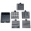 Modèles de notes et organisateur Portable, boîte de rangement, 1