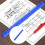 Precise Engraved Aluminum Triangular Scale Ruler 320mm-Blue 2