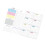 Bloc-notes déchirable à code couleur pour planificateur 1