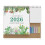 Calendrier de bureau 2026, reliure à double bobine,-K01 Cactus 1