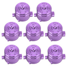 Perfect Fit For Ps4 Gamepad, Rust Proof Aluminium Alloy Action Buttons Ensuring Even Spray Distribution for Gaming Sessions, 2 Sets, Good Quality