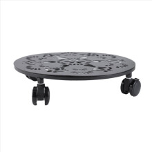 12 inch grote metalen plantenstandaards met wielen ronde plantenbak potverplaatser rollen plantenstandaards