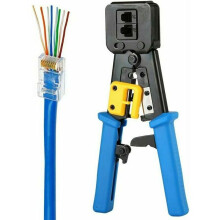 Modulaire connector krimpoplossing, robuuste stalen Ethernet-krimptang voor betrouwbaar en nauwkeurig krimpen, goede kwaliteit, goede kwaliteit,