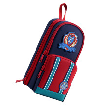 Grote cartoon etui, hoge capaciteit pen-organizer met-Rood