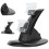 Dual Charging Dock For PS3 Controller,LED Indicator Dual Airplane Gamepads Desktop Charger Stand With Simultaneous Charging Function, Fast Charge 5