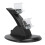 Dual Charging Dock For PS3 Controller,LED Indicator Dual Airplane Gamepads Desktop Charger Stand With Simultaneous Charging Function, Fast Charge 4
