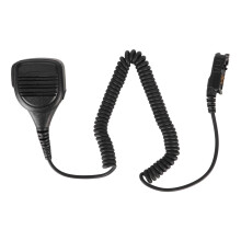 Acessório de rádio durável, construção robusta para rádios da série Motorola XPR, redução de ruído para conversas claras, boa qualidade.