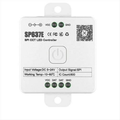 And-SP637E SPI DC5-24v Dual Controller with Remote Control Support 2.4G Touch Remote Control 2