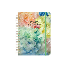 Englisches Wochenlayout-Planer-Notizbuch mit Spiralbindung,-27