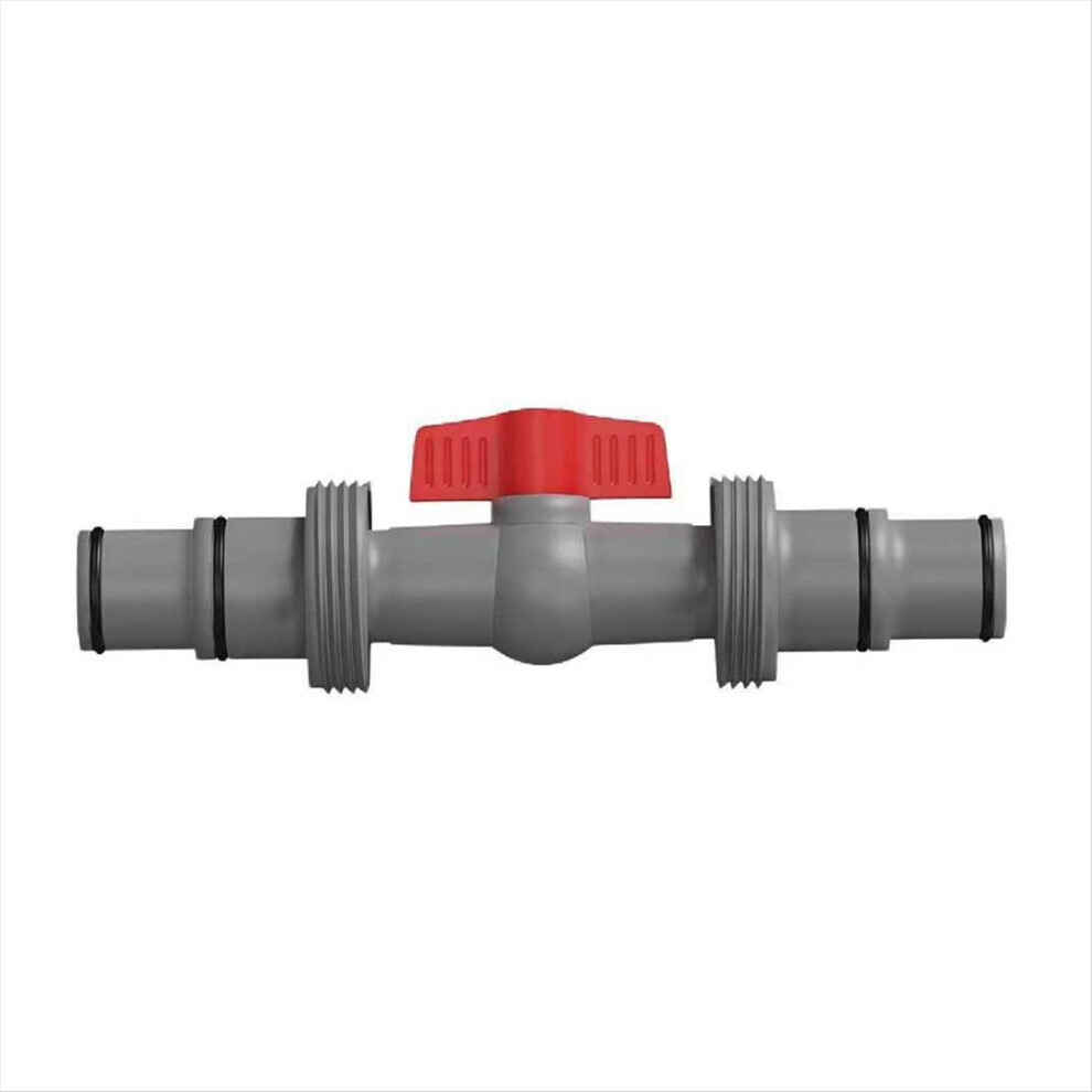 Pool Hose Connector 1.5Inch To 1.5Inch Straight Connector With Valve For Garden Home Swimming Pool 4852240131244