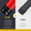 21mm 1/2inch Drive Wheel Protector Impact Socket, Non-Marring Lug Nut Thin Wall Deep Socket Set 4