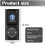 Reprodutor de música MP3 com tela LCD de 1,8 polegadas, reprodutor de MP3 portátil, longa duração da bateria, compatível com MP3, WMA, FLAC, 5
