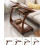 C Shaped Side Table with Wheels, Adjustable Height Bedside and Sofa End Table, Black 60x40x65CM 4