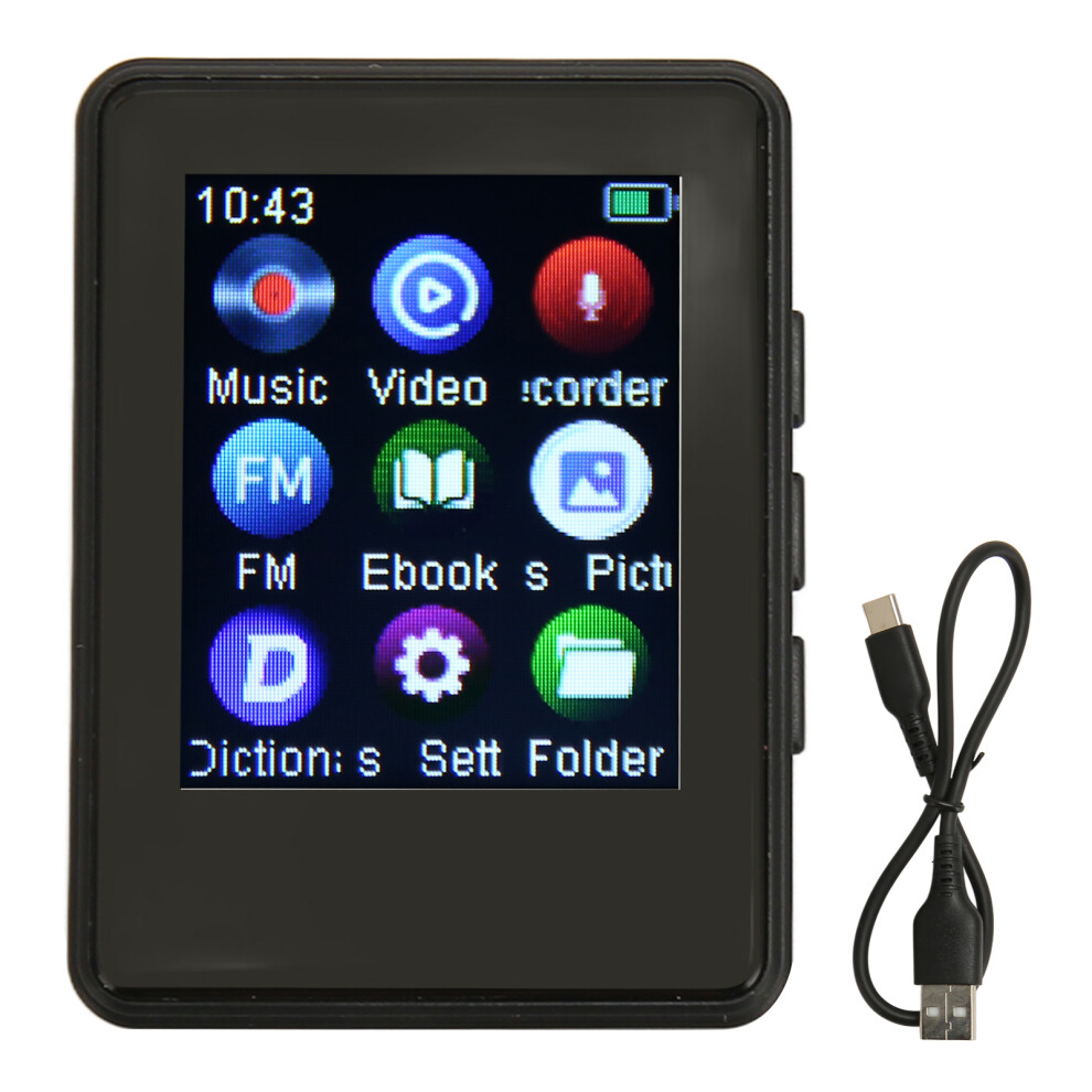 Hifi Lossless Sound Quality Mp3 Player, Bluetooth Technology Fm Radio Voice Recorder With Full Touch Screen And Expandable Storage For Music Lovers 9420858132738