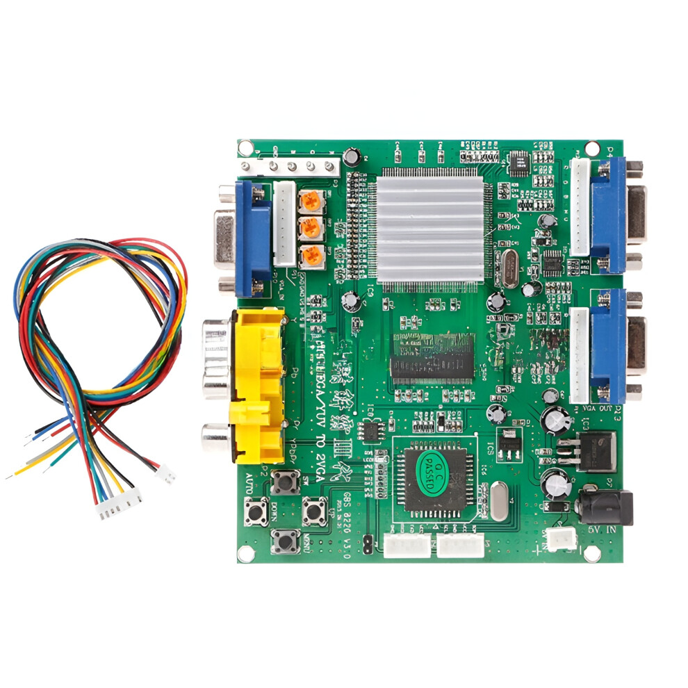 Convert Cga/Ega/Vga/Yuv Component Input Signal,Vga Output Signals,High Resolution Conversion With Image Zoom Control, Good Quality, Good Quality, Good 9420858126836