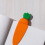 Portable Durability Plastic Carrot Bookmarks Cute Study 6
