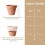 Inserto redondo para vaso, 33 cm (13 polegadas), laranja, disco de plástico com furos de drenagem para colocar dentro do vaso. 3