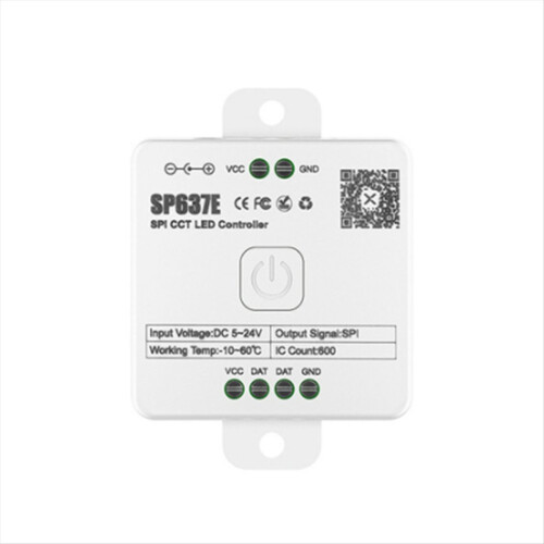 And-SP636E SPI DC5-24v Monochrome Controller with and-RC1 Remote Control Support 2.4G Touch Remote Control 1