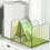 Acrylic Bookends for Shelf 3 Section Book End Magazine-White 6