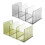 Acrylic Bookends for Shelf 3 Section Book End Magazine-White 2