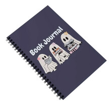 Halloween-Journal, Lese-Tracking-Notizbuch, tragbar,-Stil B