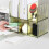 Acrylic Bookends for Shelf 3 Section Book End Magazine-White 3