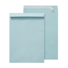 50Pcs Paper Envelopes 12.7x9Inch Adhesive Envelope-Light blue