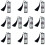 10 Pcs Skeleton Bookmarks for Reading Skull Page Marker-White 1