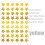 Sparkling Star Sticker For Water Bottle Notebook Journal-Yellow 1