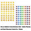 Sparkling Star Sticker For Water Bottle Notebook Journal-Yellow 2