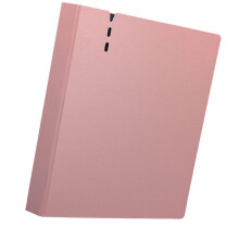 Recycelbare Aktenhalter, transparenter Einband,-Rosa