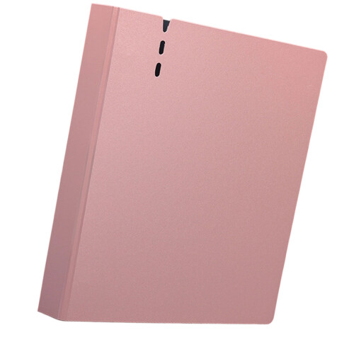 Recycelbare Aktenhalter, transparenter Einband,-Rosa
